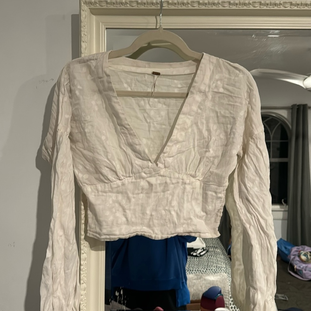 Free people cropped long sleeve